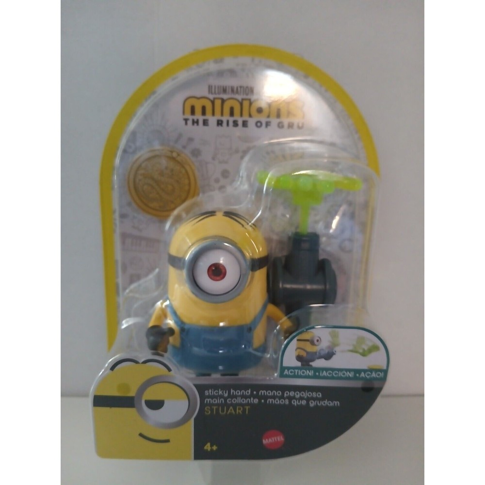 New Minions Rise of Gru Stuart Button Activated Action Figure